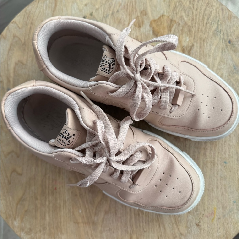 NIKE Air Force 1 Pixel Particle Dusty Pink Women’s Shoes Size 8.5 - Picture 7 of 9